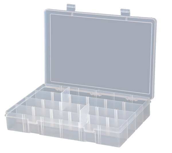 Compartment Box with 24 compartments, Plastic, 2-5/16