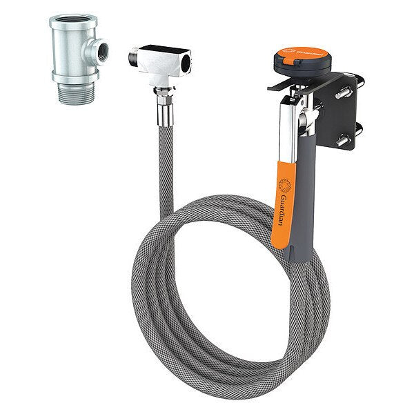 Single Head Drench Hose, Wall Mount, 8 ft.