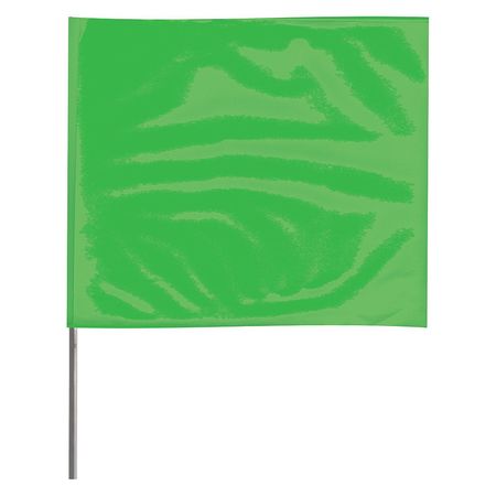 Marking Flag, Fluor Green, Vinyl, PK100