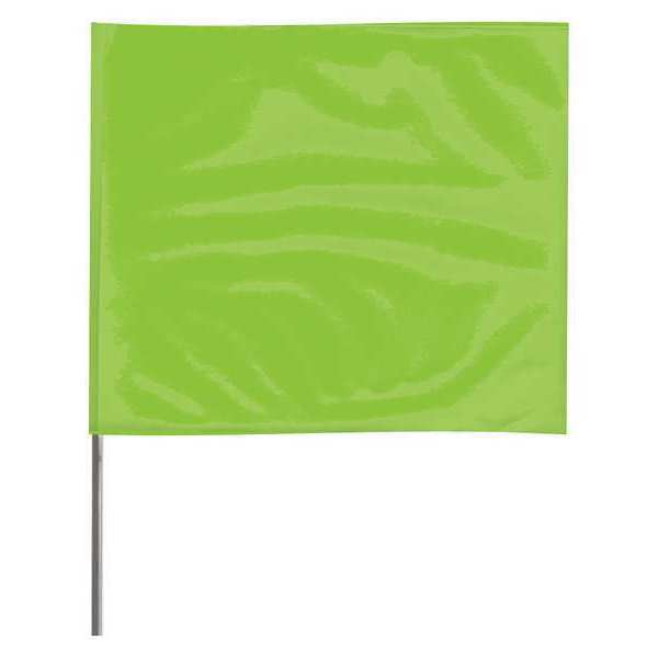 Marking Flag, Fluor Lime, Vinyl, PK100