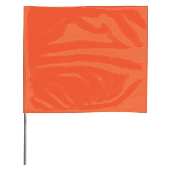 Marking Flag, Fluor Orange, Vinyl, PK100