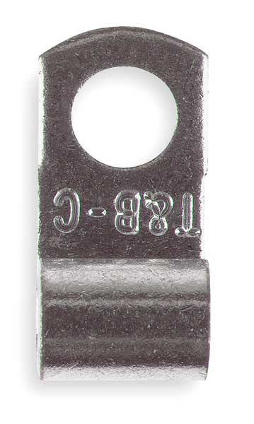 12-10 AWG Non-Insulated Ring Terminal #8 Stud PK50