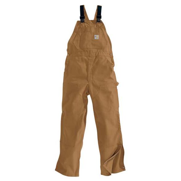 Bib Overall, Brown, 32x30in, 16 cal/cm2