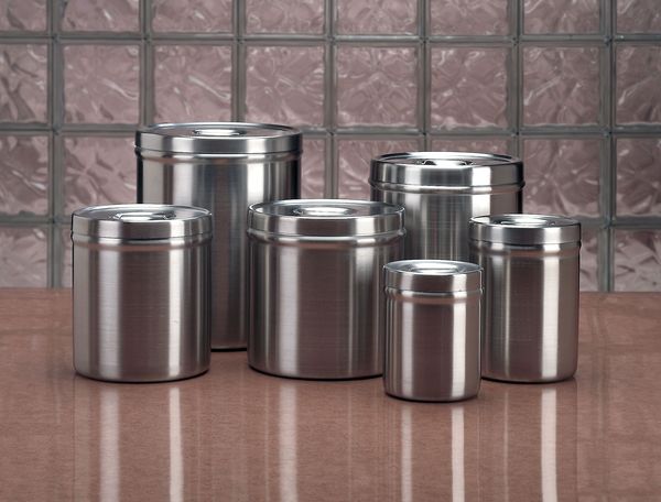 Dressing Jar, 8 qt., Stainless Steel, 10inH