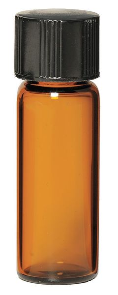 Vial Screw Cap Glass 2ml Amber, PK100