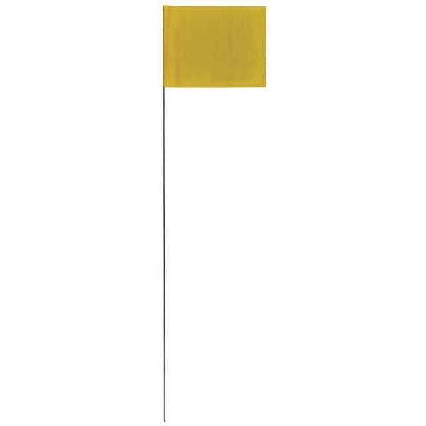 Marking Flag, Yellow, Blank, PVC, PK100