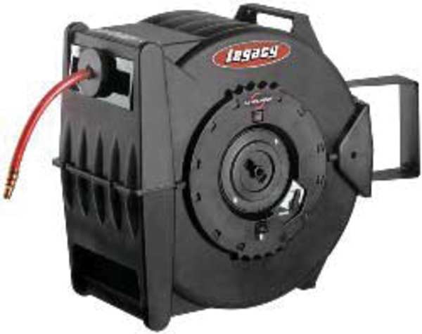 Spring Return Hose Reel, 3/8 in Hose Dia., 100 ft Length, 350 psi
