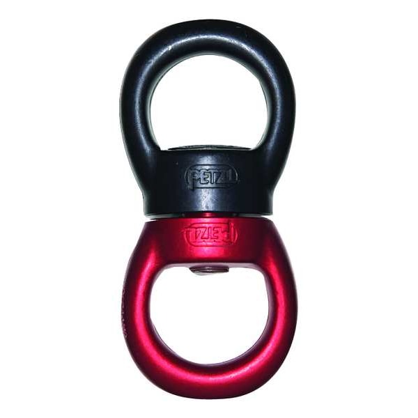 Rope Swivel, Aluminum, 8100 lb., Black/Red