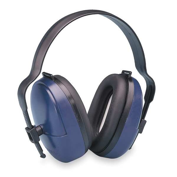 Over-the-Head Ear Muffs, 25 dB, ValueMuff, Black/Blue