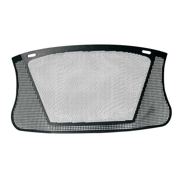 Faceshield Visor, Nylon Mesh, Black, 7x13in