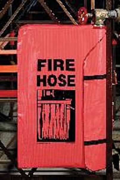 Fire Hose Cover, 17 In.L, 5-1/4 In.W, Red