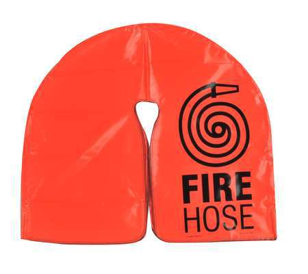 Fire Hose Cover, 32 In.L, 10 In.W, Red
