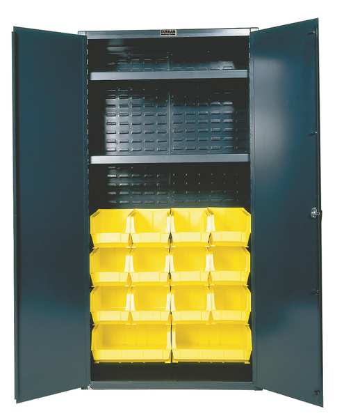Extra-Heavy Duty Bin Cabinet, 36 in W, 72 in H, 18