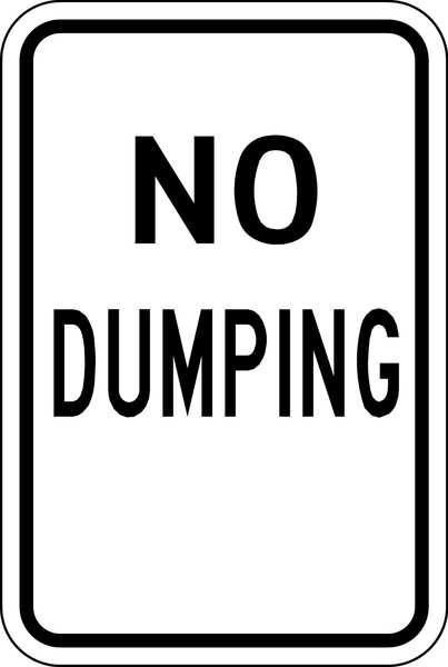 Traffic Sign, 18 in H, 12 in W, Aluminum, Vertical Rectangle, English, DL-032-12HA