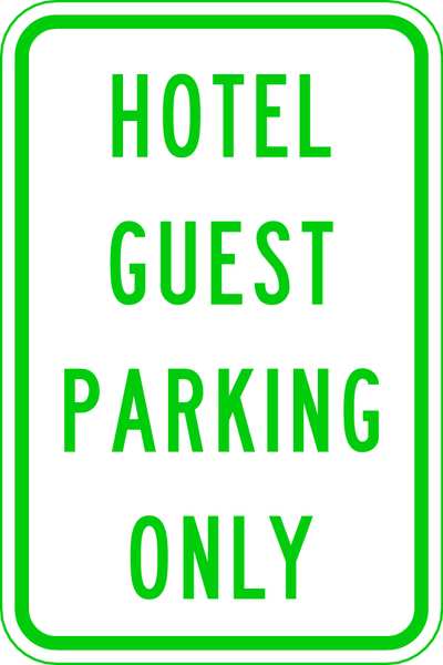 Guest Parking Sign, 18
