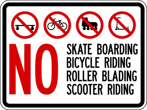 Traffic Sign, 18 x 24In, R and BK/WHT, BI-023-24HA