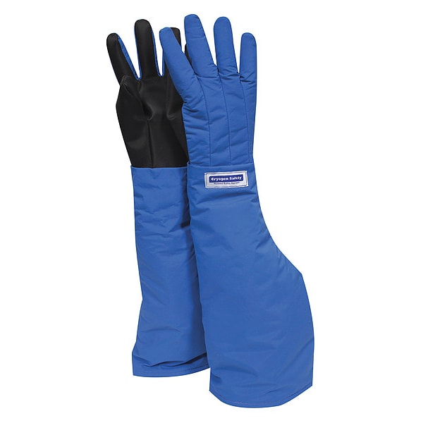 Cryogenic Glove, L, Blue, Straight, PR
