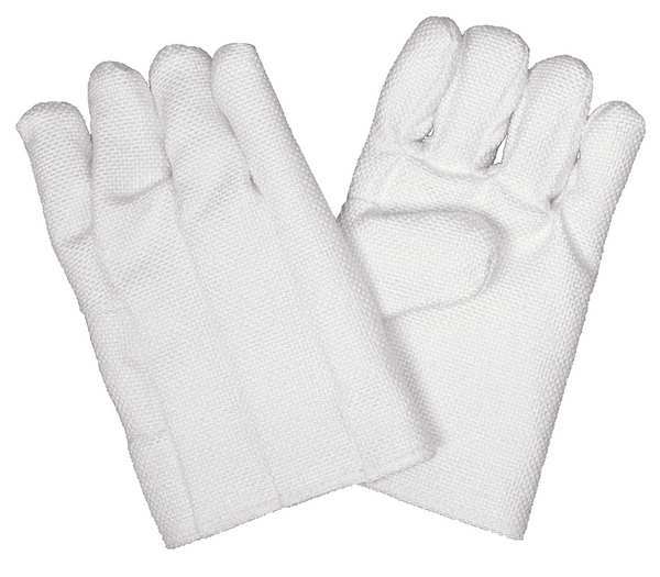 Heat Resistant Gloves, White, Zetex, PR
