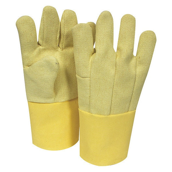 Heat Resistant Gloves, Ylw, Kevlar, PR