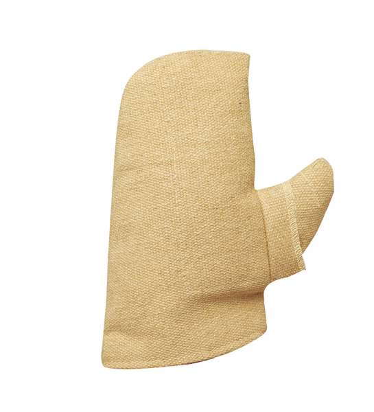 Heat Resist Mittens, Ylw, PBI/Kevlar, PR