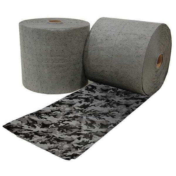 Sorbents, 64 gal. Universal Absorbed, Camouflage, Polypropylene, 2 PK