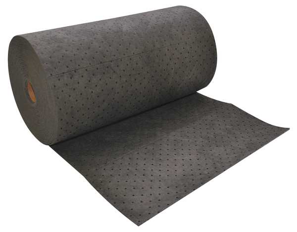 Sorbents, 25 gal/pk, Universal Absorbed, Gray, Polypropylene