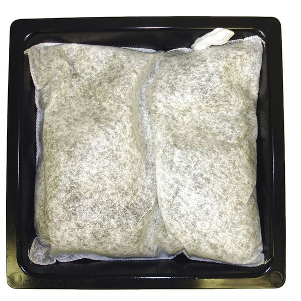 Sorbents, 5.5 gal. Hazardous Liquids and Non-Hazardous Liquids Absorbed, White, Polypropylene