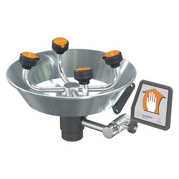 Wall Mounted Eyewash Station Stainless Steel