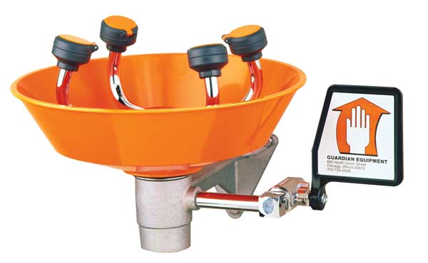 Wall Mounted Eyewash Station ABS Plastic