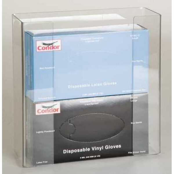 Horizontal Glove Dispenser, PETG, 2 Boxes
