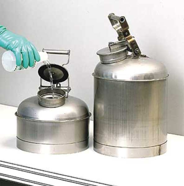 Disposal Can, 2.5 Gal., Stainless Steel