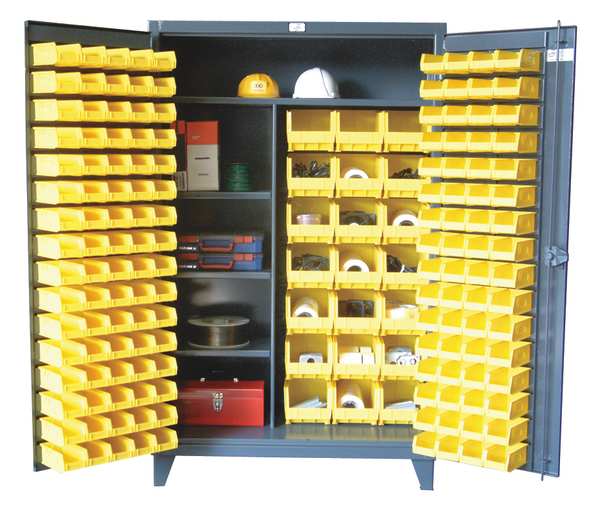Super Duty Bin Cabinet, 48 in W, 78 in H, 24