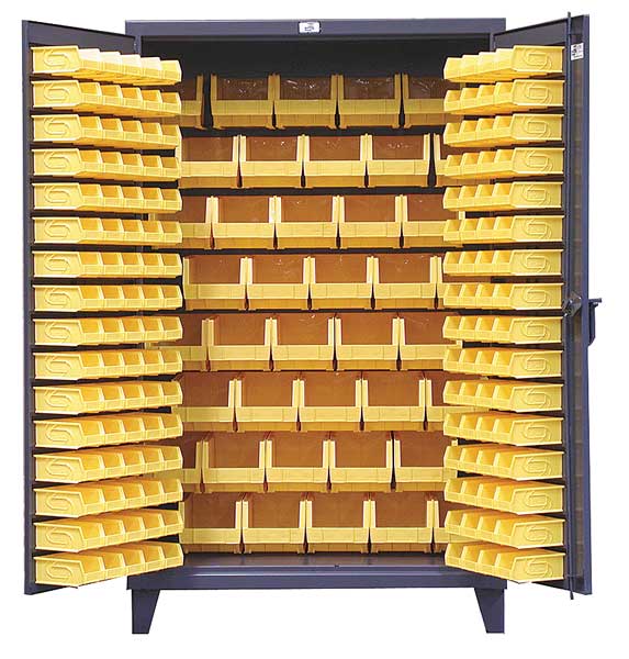 Super Duty Bin Cabinet, 36 in W, 78 in H, 24