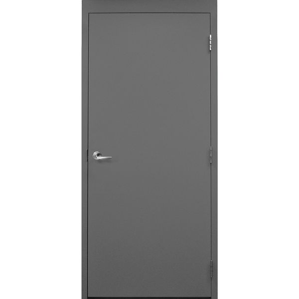 Noise Reduction Door with Frame, LH, 84 in H, 36 in W, 1 3/4 in Thick, 16-gauge steel, Type: 1