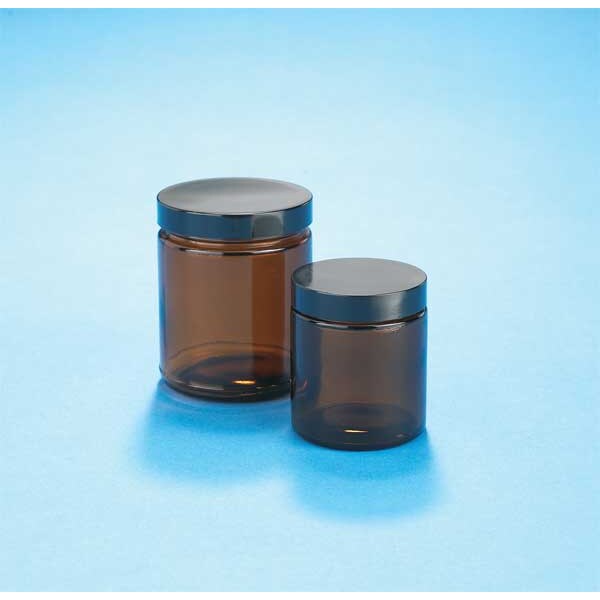 Straight-Sided Glass Jar, 16 Oz, PK12