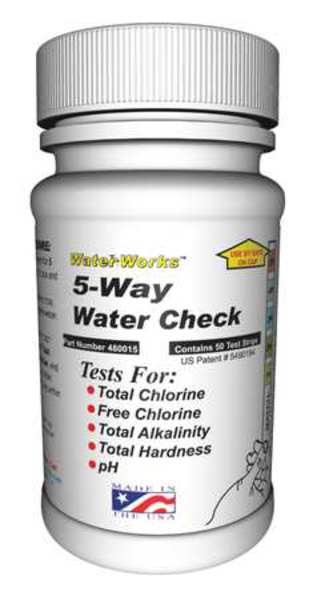 Test Strips, 5-In-1 City Water Check, PK50