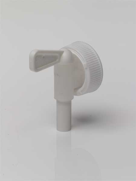 Faucet, PE/PP, 38mm, Translucent