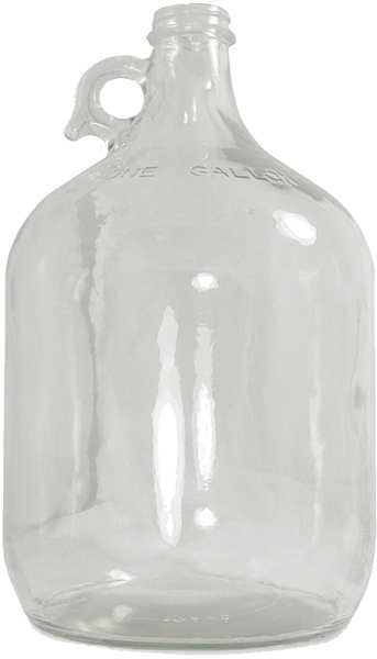 Bottle, Narrow Mouth, 3840mL, Clear, PK4