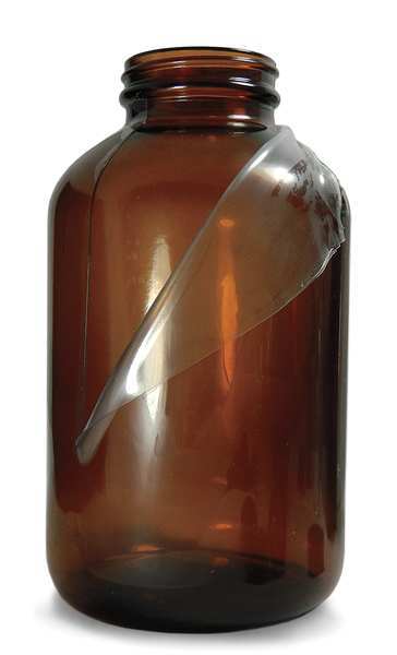 Bottle Safety Wide Mouth 8Oz Amber, PK24