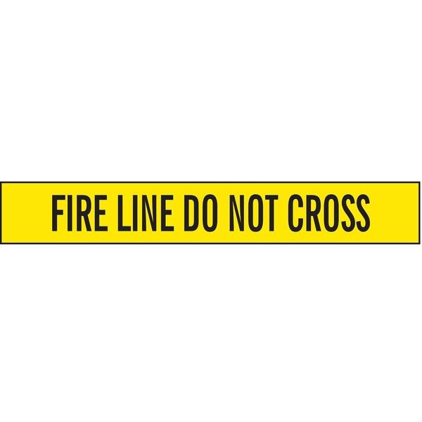 Barricade Tape, Yellow/Black, 1000ft x 3In