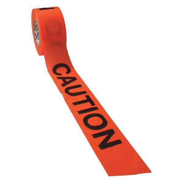 Barricade Tape, Orng Glo/Blk, 500ft x 3 In