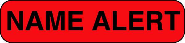 Label, 1-1/2 In. W, PK1000