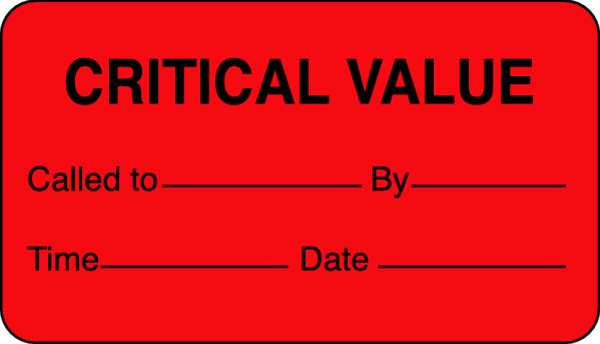 Label, 1-3/4 In. W, PK1000