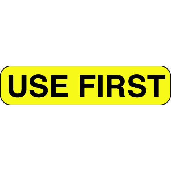 Label, 3/8 In. H, 1-1/2 In. W, PK1000, 140523