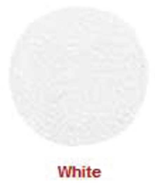 Self-Adhesive Screw Cap, 9/16 in Dia, White, PVC 53 PK