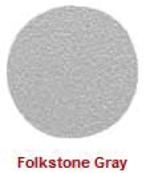Self-Adhesive Screw Cap, 9/16 in Dia, Folkstone Gray, PVC 52 PK