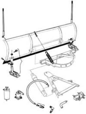 Bulkhead Fitting Hose, 45 In