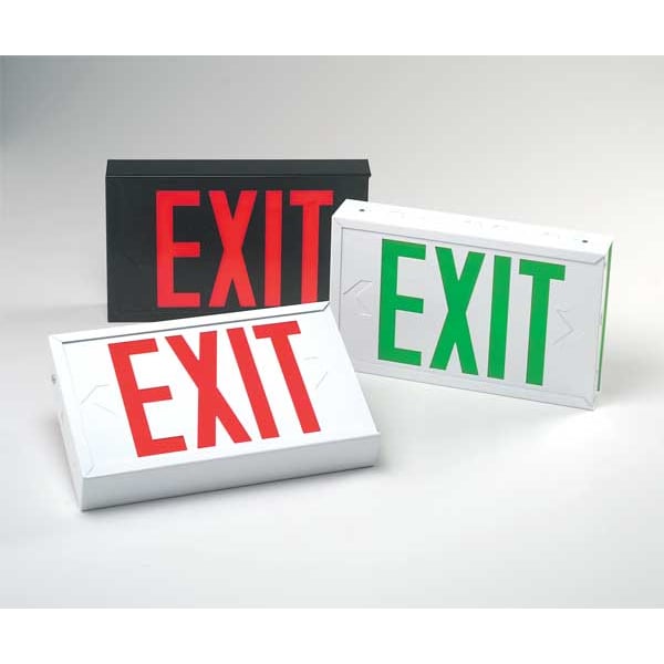Ext Sgn, Steel, Blk, 12 21/64in, 1.7W