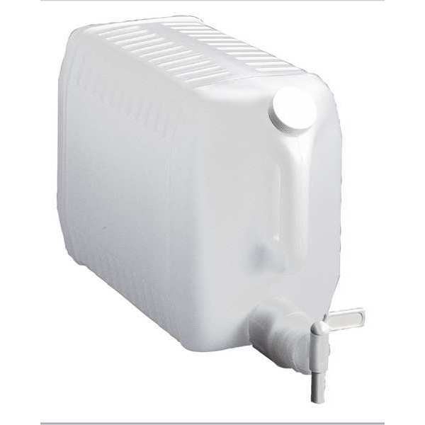 Dispenser with Faucet, 2.5G, HDPE, Natural