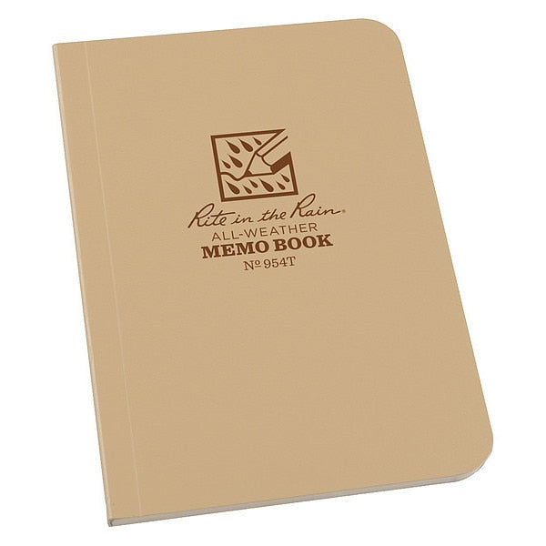 All Weather Memo Book, Univ, 3-1/2 x 5 in.